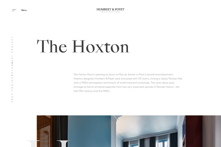 Humbert & Poyet website preview